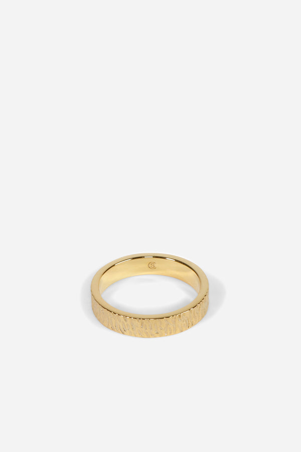 Type 005 Texture Ring 9k Gold
