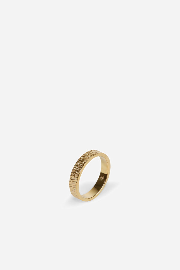 Type 005 Texture Ring 9k Gold