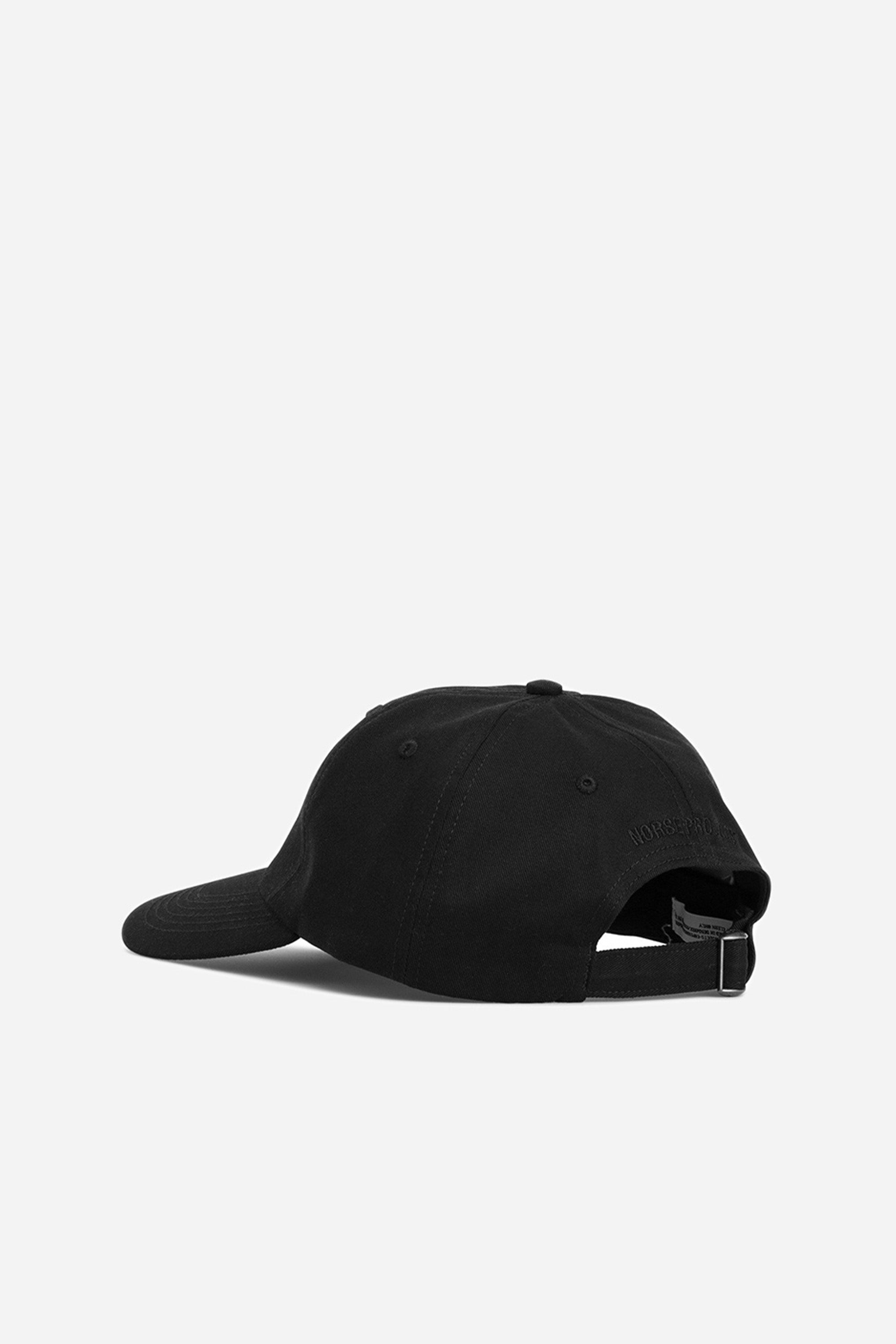 Twill Sports Cap Black