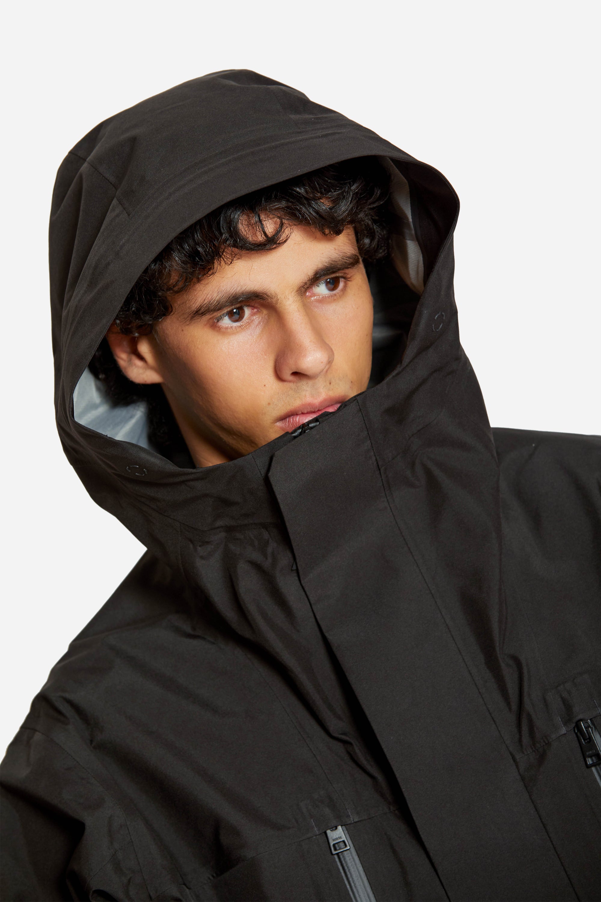 Hooded Parka Gore-Tex 3L Shell Black