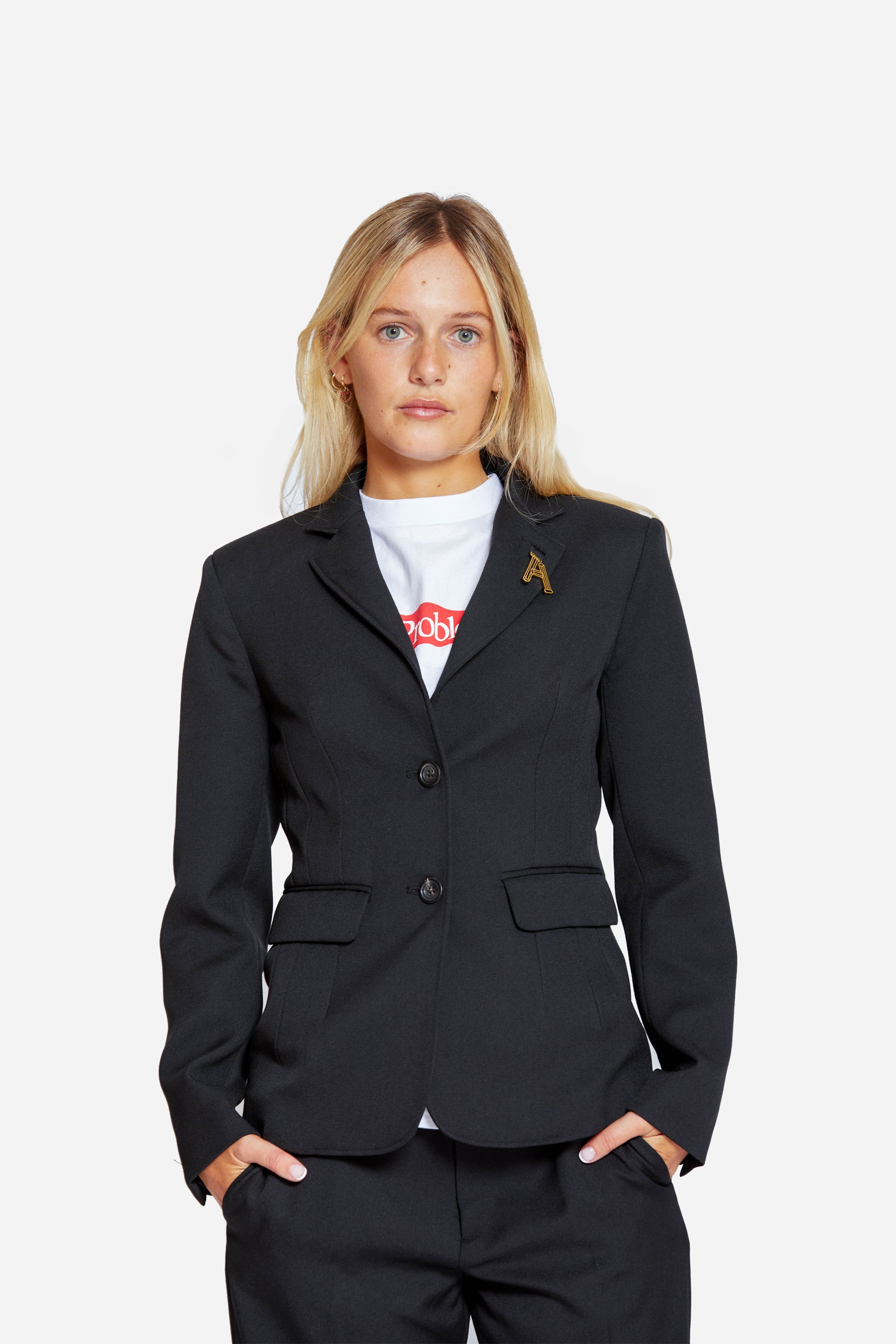 Shrunken Tailored Jacket Black