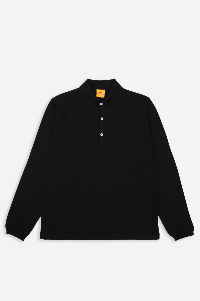 Polo Long Sleeve Black
